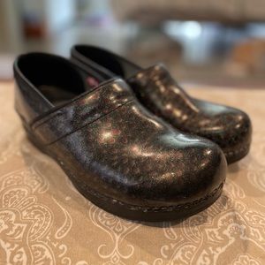 Sanita Sparkle Clogs 40 Purple/Silver
